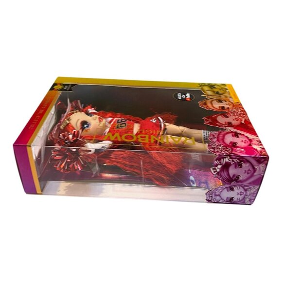 Ruby Anderson Rainbow High Red Cheer Pom Fashion Doll 10 in MGA New Sealed - Picture 3 of 5